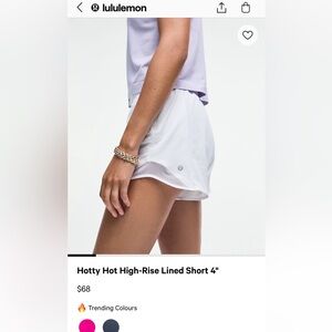 White shorts